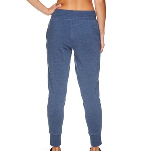 Pantalones deportivos cómodos para mujer con estampado de logotipo personalizado para mujer, pantalones deportivos en color azul - Product Image 5