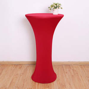 Modern Wedding <b>Table</b> <b>Cover</b> Spandex Knitted Cloth <b>Covers</b> in Yards - Product Image 6