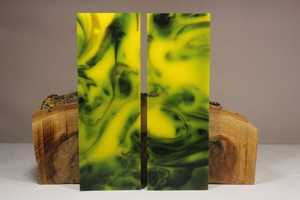 ด้ามจับมีดทำจากเรซินอีพ็อกซี่เรซิน (อะคริลิก) 2025สำหรับใช้ในบ้านโดย faizacraft - Product Image 5