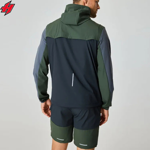 Unisex Streetwear Fashion <b>Polyester</b> Tracksuit Zip Jacket Pants <b>Jogger</b> Windbreaker Sets Breathable Lightweight Hooded 2 Piece - Product Image 4