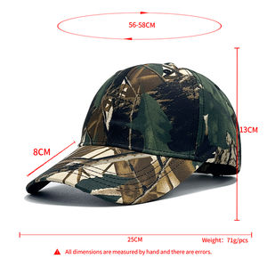 Gorra de Béisbol de Camuflaje con Logotipo Bordado en 3D al por Mayor 2025, Gorra Táctica de 5 Paneles con Estampado de Puntos para Caminar al Aire Libre en la Playa - Product Image 2