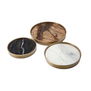 Juego de 2 cuencos de madera para servir, platos redondos para frutos secos, cuenco para servir ensalada, vajilla, cuencos para servir en madera natural - Product Image 2