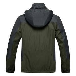 แจ็กเก็ตน้ำทิ้งระเบิดสำหรับผู้ชายเสื้อแจ็คเก็ตกันลมใส่สบายคอปกตั้งสไตล์สตรีท - Product Image 2