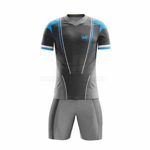 Maillot de football 100% polyester respirant, maillot d'équipe de haute qualité, service OEM personnalisable, logo personnalisé, impression numérique, adulte - Product Image 2