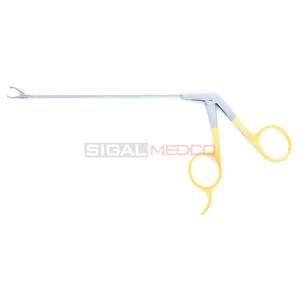 Fórceps para Retriever de sutura, mango dorado, artroscopia de acero inoxidable, instrumentos médicos, pinzas reutilizables duraderas - Product Image 2