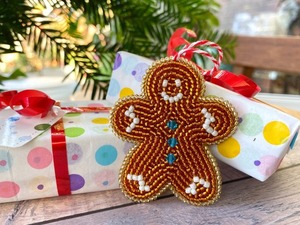 Colgante o llavero de flor de leoncillo rosa con cuentas, bordado con cuentas de semilla, para bolso o llavero, para ella - Product Image 3