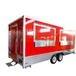 Barra de remolque de fibra de vidrio de aluminio de EE. UU. de alta calidad, camión de comida rápida, Pizza, helado, quiosco móvil, café, Taco, comida de concesión - Product Image 5