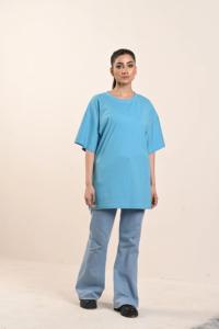 Camiseta de Verano para Mujer, Ecológica, Estampada, Estilo Urbano, Talla Grande - Product Image 3