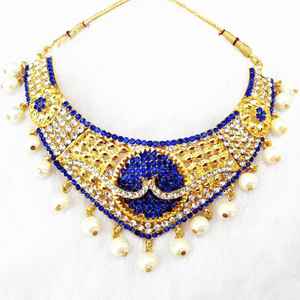 Conjunto de Collar y Aretes de Novia de Lujo en Color, con Cristales de Estrás, Estilo Vintage, para Boda, Compromiso, Fiesta, Regalo de Joyería para Novias - Product Image 3