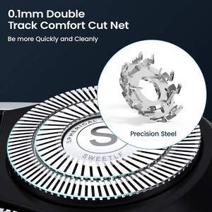 Afeitadora Eléctrica Recargable para Hombre, Húmeda/Seca, con 3 Cabezales Rotatorios, Impermeable IPX7, Mini Afeitadora para Cara y Cuerpo, para Uso en Autocaravanas - Product Image 6