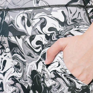 Best Selling <b>Women's</b> High Waist Legging Premium Quality Light Weight Sublimation Elastic Waist Closure Solid Pattern - Product Image 5