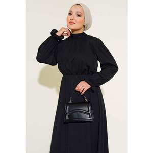 Robe évasée à taille élastique très colorée, origine TR, tailles 40-46 - Product Image 3