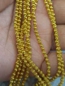 ลูกปัดแก้วสีทองสั่งทำพิเศษ ขนาด 2 มม., 3 มม., 4 มม. เหมาะสำหรับนักออกแบบเครื่องประดับและร้านขายลูกปัดเพื่อการขายต่อ - Product Image 2