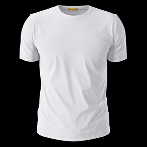 Camiseta de Algodón con Serigrafía y Logotipo Frontal, Talla Grande para Hombre, Transpirable y de Secado Rápido, Tejido Jersey de 220g - Product Image 4
