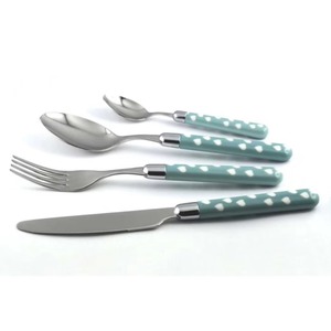 Stainless Steel <b>Set</b> Of 5 Flatware <b>Set</b> Ideal For Kitchen Tabletop Hotel Home Use Silver Color Plated <b>Cutlery</b> <b>Gold</b> Cold Handle - Product Image 3