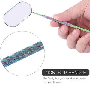 Premium Personalized OEM Wall Mounted Single-Sided Eyelash Extension <b>Mirror</b> Anti Fog Gold-Plated Stainless Steel Lash Checking - Product Image 6