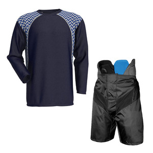 Uniforme de hockey sur glace personnalisé en gros avec strass, tissu respirant antibactérien, impression par sublimation, maillot de sport d'équipe - Product Image 4