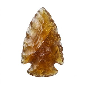 Puntas de flecha de piedra, calcita amarilla natural, puntas de flecha de cristal, puntas de flecha de jaspe elegante curativas, gemas, mayoristas de cristales - Product Image 5