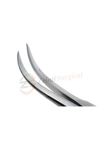 Pied à coulisse Castroviejo de meilleure qualité 3.5 \ "Instruments de chirurgie plastique à pointe incurvée 0 20mm Pied à coulisse manuel en acier inoxydable - Product Image 3