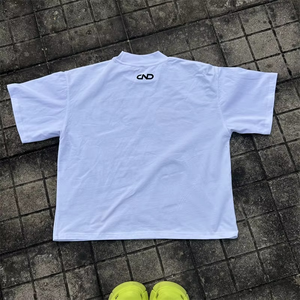 Commerce de MFG T-shirts vintage pour hommes de haute qualité French Terry 250gsm 100% coton à manches courtes lourdes avec manchette brute - Product Image 2