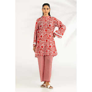 Conjunto Casual de Algodón y Viscosa Estampado para Hombre y Mujer IPST-77162, Tela Crepé para Primavera/Verano - Product Image 1