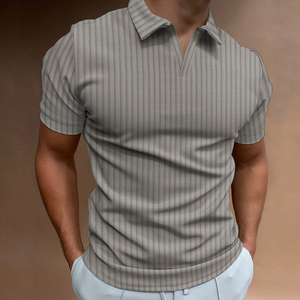 Polos casuales de verano para hombre, alta calidad, 100% algodón, última moda, diseño personalizado con nuevo logotipo, camiseta Polo - Product Image 2