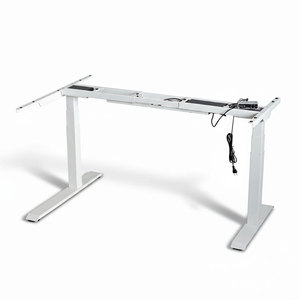 ETL-2300DL <b>Adjustable</b> Metal L-Shaped <b>Table</b> <b>Legs</b> with 2 Motors 3 Joints Modern Minimalist Automatic Office Furniture for Bedroom - Product Image 1