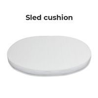 Bateau à neige gonflable double personnalisé OEM (WC-ASL02) pour usage commercial hivernal, traîneau souple portable avec intérieur renforcé en PE et uréthane