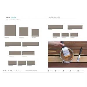 Carreaux de mur de métro en céramique brillant mat de série dorée gris anthracite 75x150 7.5x15 3 "x 6" 75x300 200x200 150x150 Carreau émaillé numérique - Product Image 3