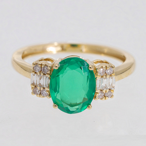 Exquisite 14K White Gold Natural Diamond <b>Ring</b> with <b>Rhodium</b> Plated Classic Design for Women's Engagement Anniversary Fine Jewelry - Product Image 5