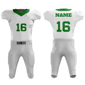 OEM Design personnalisé Maillot de football américain Team Boxy Fit Short Plus Size Impression numérique 100% polyester évacuation de l'humidité unisexe - Product Image 2