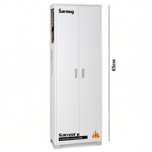 Armoire portable Sarmog QUADRANTE 768 à 2 portes battantes en blanc flammé (65 cm) - Product Image 3