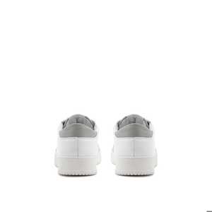 Zapatillas Deportivas Unisex Saturno de Cuero y Gamuza, Blancas/Plateadas, Ligeras y Elegantes, Detalles de Cuero de Colores, Entresuela de Cuero Genuino - Product Image 4