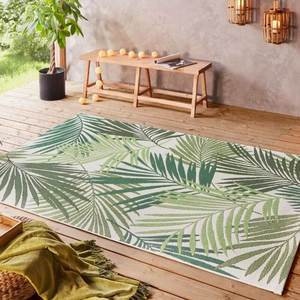 Netline Home Indoor Outdoor Floral Green <b>Rug</b>-Polypropylene Versatile Decor - Product Image 5