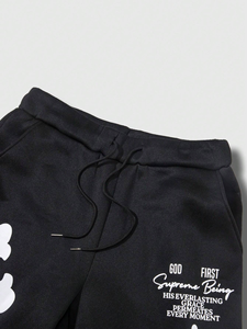 Vente en gros de pulls à capuche légers 220gsm pour hommes pantalons de survêtement surdimensionnés en polaire survêtements décontractés solides 100% coton - Product Image 4