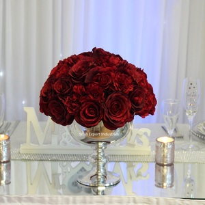 Modern Design Metal Pedestal Flower Bowls <b>Vase</b> Perfect for Wedding Event Parties Tabletop Decor Gold Flower Bowls - Product Image 6
