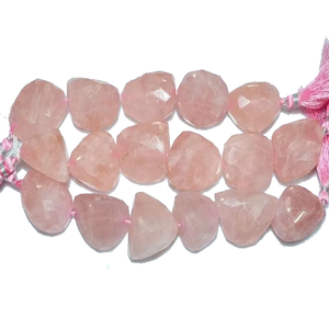 Pépite de Quartz Rose naturel à facettes, pierre précieuse, pépite à facettes, brin de guérison, perles de cristal, reiki, fabrication de bijoux, vente en gros - Product Image 4
