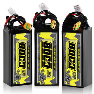 Factory Supply 296Wh/Kg 6S22.2V 12S44.4V 8Ah Lithium <b>Battery</b> <b>Lipo</b> <b>Battery</b> 5C Solid State Drone <b>Battery</b> - Product Image 2