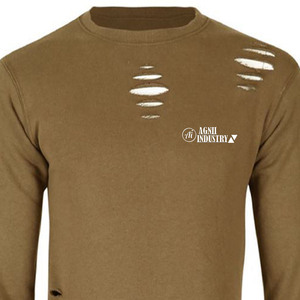 Survêtement décontracté d'hiver pour homme, design personnalisé, uni, effet usé, 100% coton, respirant, léger, matériau durable, vente en gros - Product Image 5