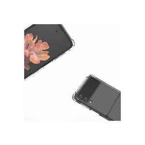 Coque en silicone transparente antichoc SNEL Nitro pour Samsung Galaxy Z Flip 3 Plus, anti-traces de doigts, protection du téléphone - Product Image 2