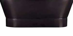 Haute qualité Thaine pleine lisse Antique noir cuivre Double pantoufle piédestal cuivre baignoire pour villas - Product Image 3