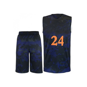 Uniformes de Baloncesto Personalizados para Hombre, Sublimación Completa, Estilo Retro, Transpirable, Jersey de Baloncesto Universitario en Dos Colores - Estilo Conjunto - Product Image 5