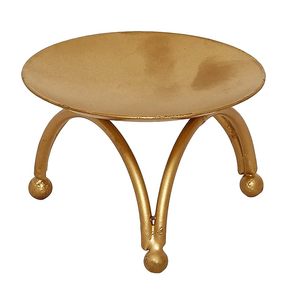 Vente flash Porte-bougie doré Support de bougie décoratif Bougeoir pour décoration de mariage, de dîner et de fête - Product Image 2