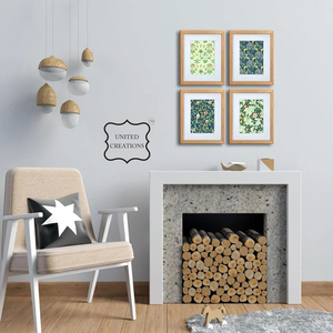 Meilleure qualité MDF et bois cadre photo décoration de la maison en bois massif motif peinture à l'huile MDF cadre photo cadre photo de mariage - Product Image 2