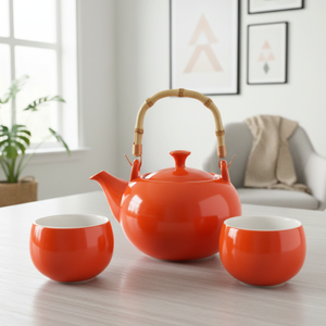 Ensemble de théière en porcelaine durable de qualité supérieure 3460982SETD-0.5, design nordique, 500 ml - Product Image 5