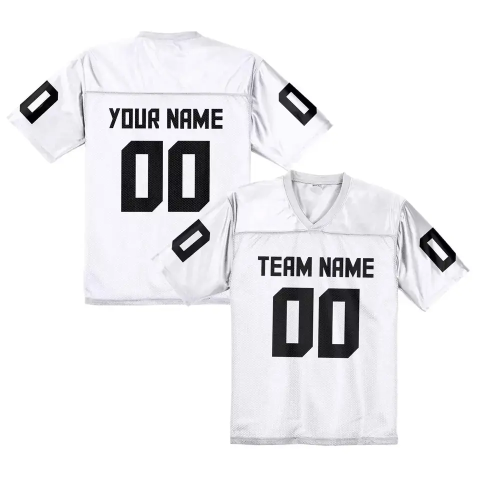 GAF Beste Qualität Jersey Sportswear Großhandel Genähte American Football Trikots Custom Team Uniform Genähtes Fußball trikot