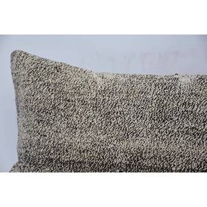 Lana gris Kantha 12x48 pulgadas tejido Vintage patrón ecológico antideslizante extraíble lavable cierre de cremallera almohada de refuerzo - Product Image 2