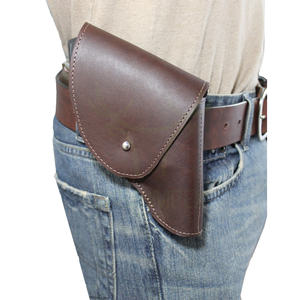 Funda para pistola táctica hecha a medida superventas al por mayor duradera ligera de cuero de vaca con botón de espárrago protección del soporte de la pistola - Product Image 6