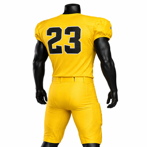 Conjunto de Uniforme de Fútbol Americano Personalizado al por Mayor, Pantalones de Jersey Transpirables de Malla, Ropa Deportiva para Equipos, OEM a Granel - Product Image 2