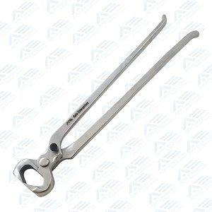 Kit d'outils de fermeur en acier inoxydable Apto Enterprises pour la coupe des sabots, incluant des pinces et des instruments chirurgicaux vétérinaires - Product Image 2